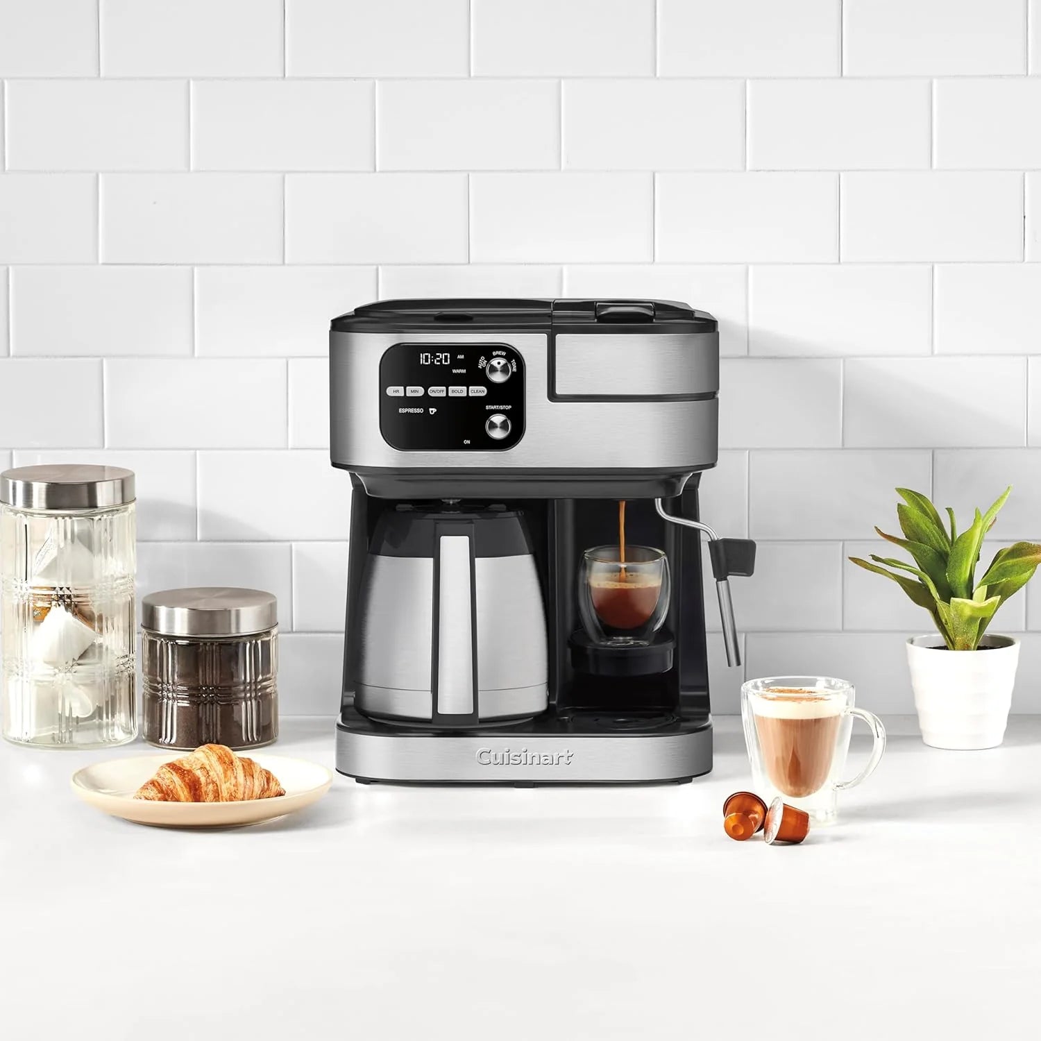 Coffeemaker 4-In-1 Coffee Center Barista Machine