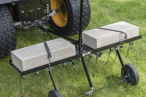 Agri-Fab 45295 48-Inch Tine Tow Dethatcher,Black,Medium