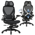 ELABEST X100 Ergonomic Mesh Office Chair with Footrest