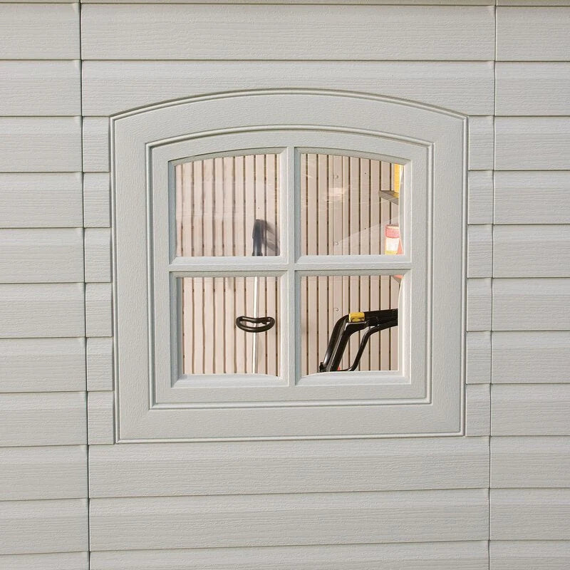8 ft. W x 7 ft. 4 in. D Plastic Storage Shed