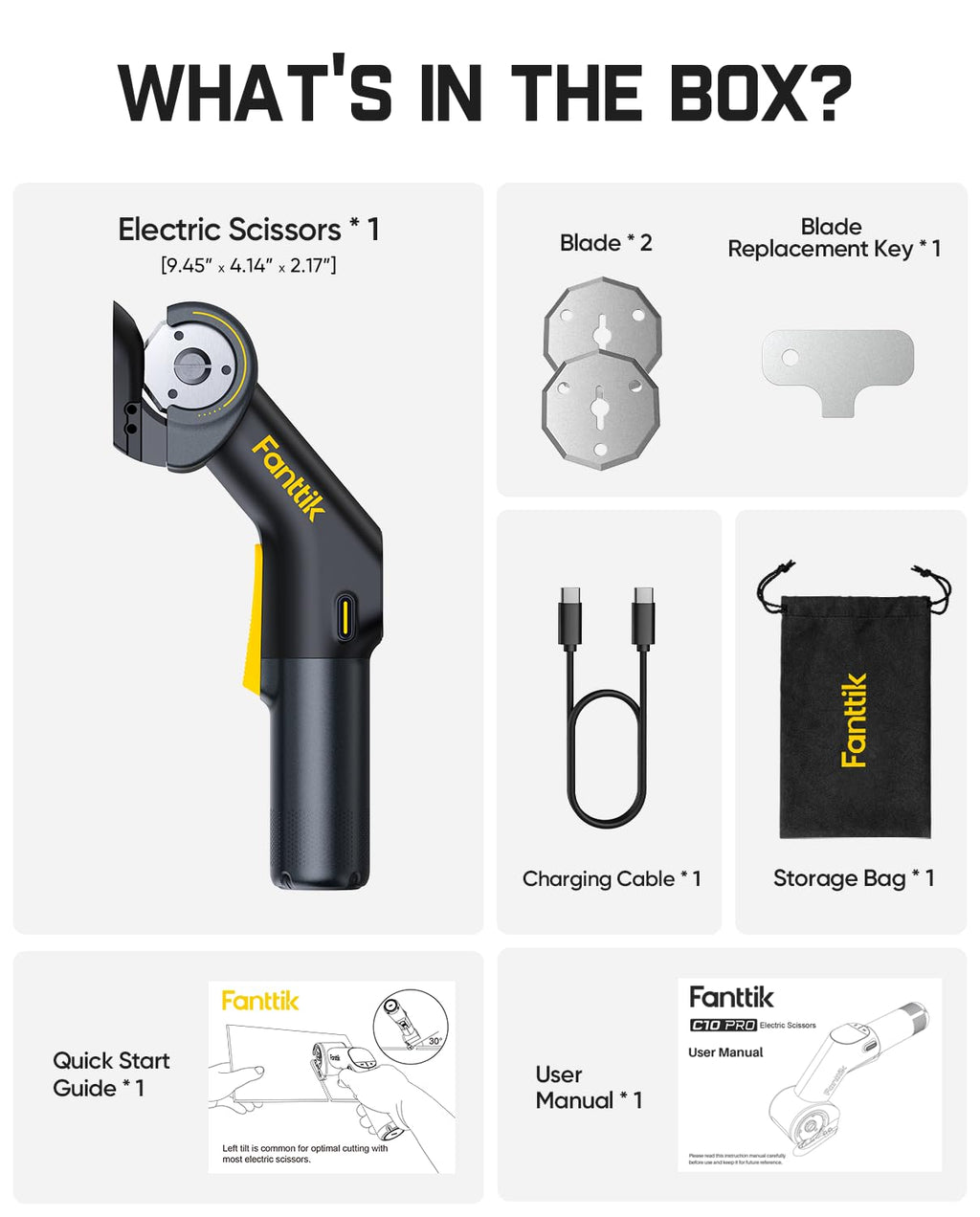 Fanttik C10 Pro BowGuide Electric Cutter and Scissors
