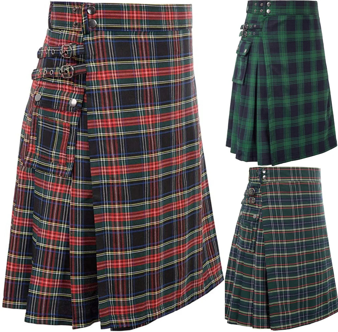 Scottish Traditional Highland Tartan Kilt skirt maxi skirt skirts for women skirts womens punk skirt