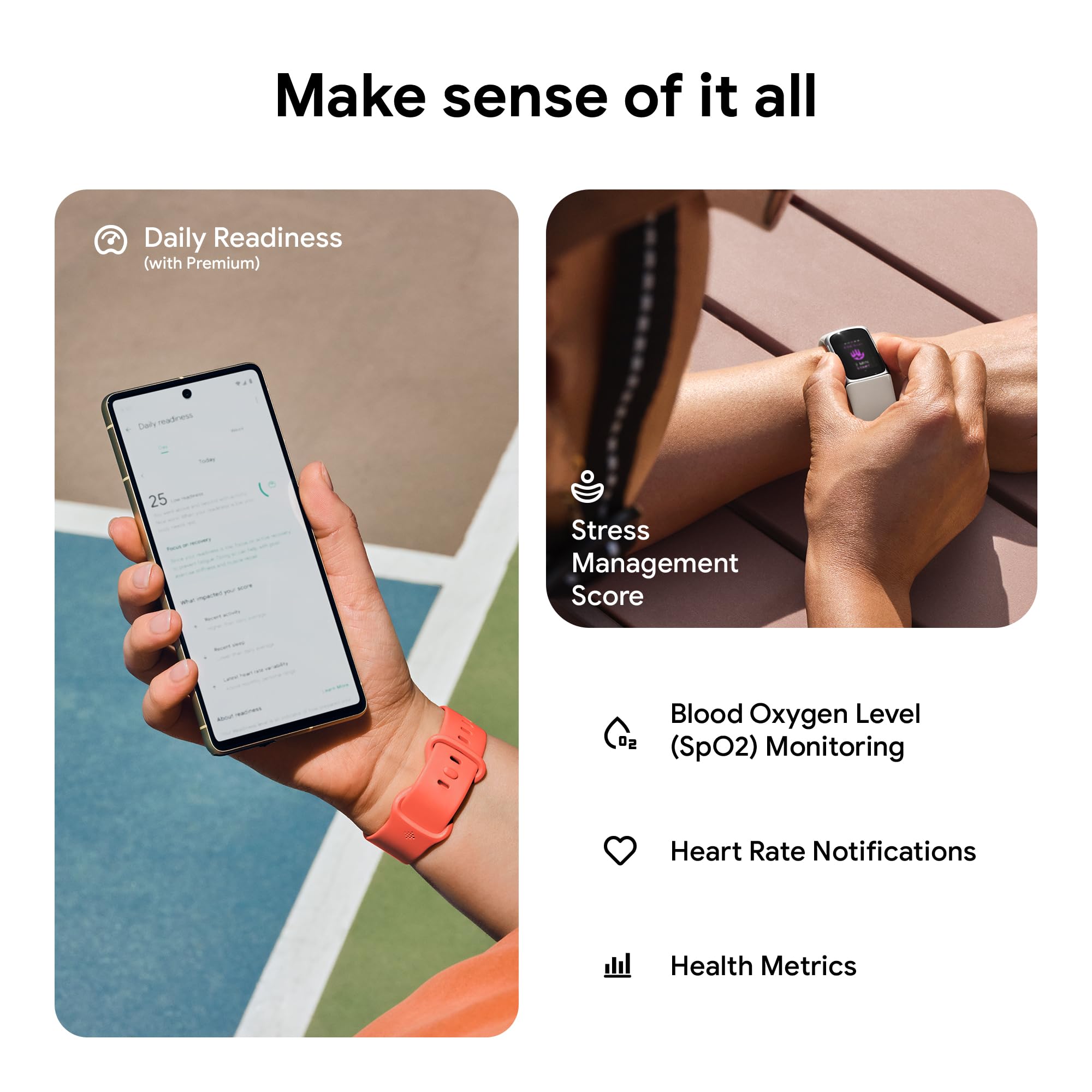 FITBIT Charge 6 Fitness Tracker with GPS and Heart Rate Monitor