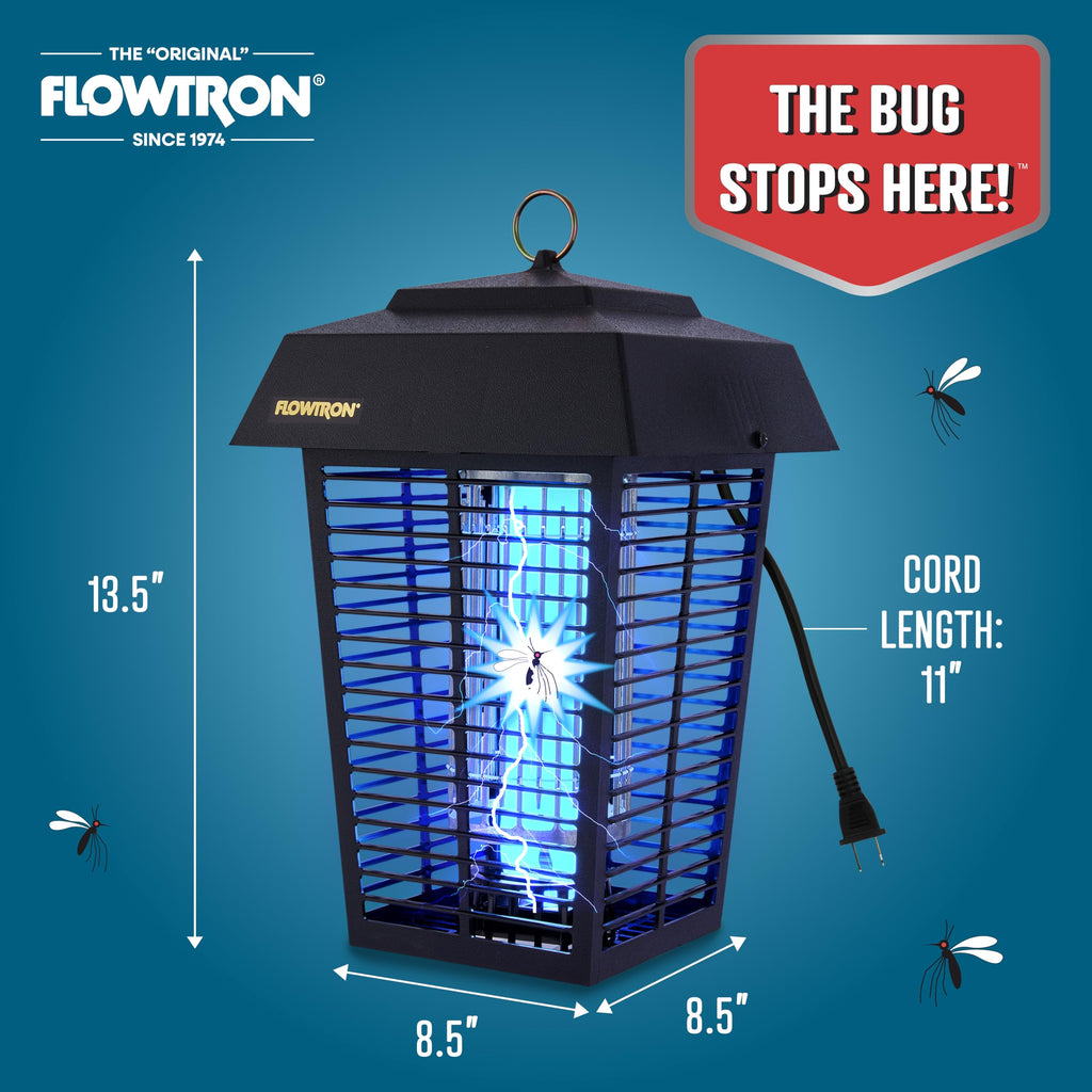 FLOWTRON Bug Zapper with 40W Bulb & 5600V Grid for 1 Acre