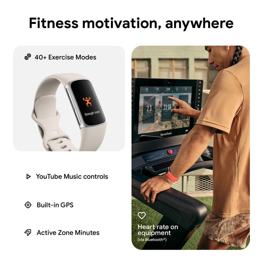 FITBIT Charge 6 Fitness Tracker with GPS and Heart Rate Monitor