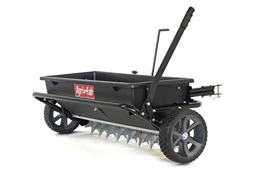 Agri-Fab 45543 100 lb. Tow Spiker/Seeder/Spreader, Black & 40-Inch Tine Tow Dethatcher 45294,Black