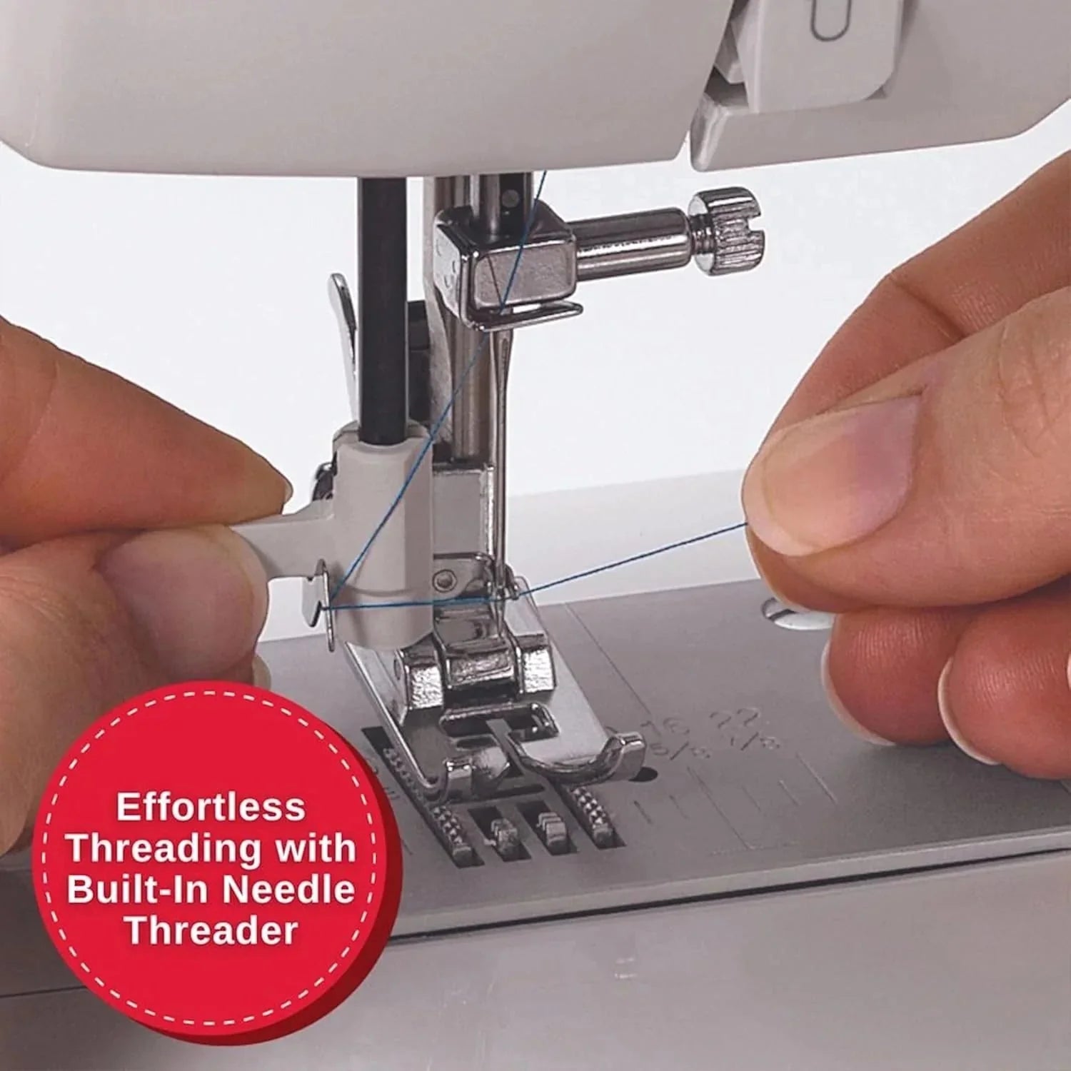 SINGER Heavy Duty 4423 High Speed Sewing Machine with Accessory Kit | Strong Motor With Enhanced Piercing Power, 97 Stitch Applications, Full Metal frame, 1-step Buttonhole & LED Light