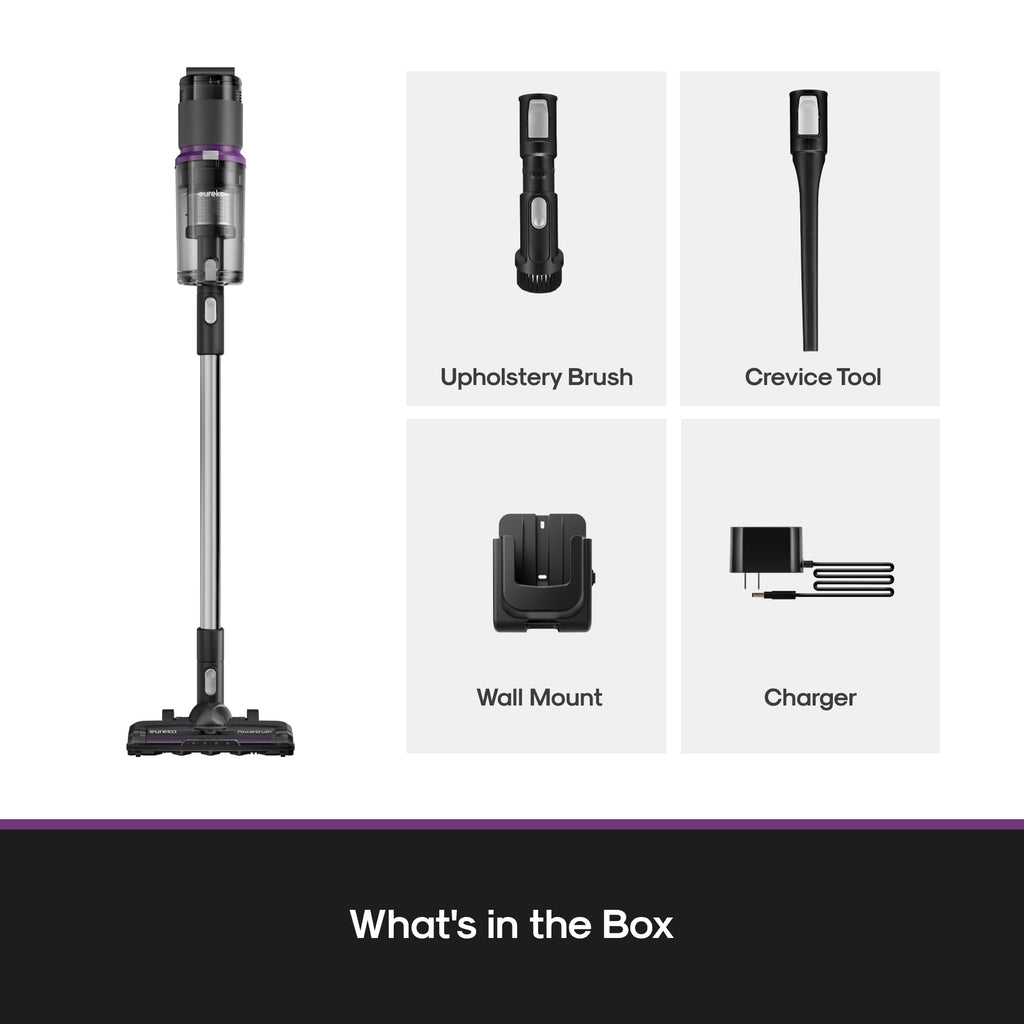 EUREKA ReactiClean 410 Cordless Vacuum - 50 Min Runtime, 5.5 lbs
